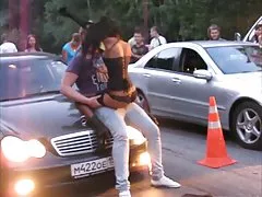 سب سے پہلے فحش ویڈیو کے تجربے قائل پر لڑکی پیسے کے لئے جنسی ، گاڑی کی
