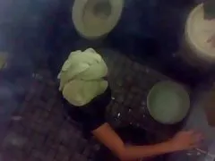 جنسی راکشسوں کے ساتھ تصویر پتلی لڑکی کے سامنے میں مشت زنی آئینہ